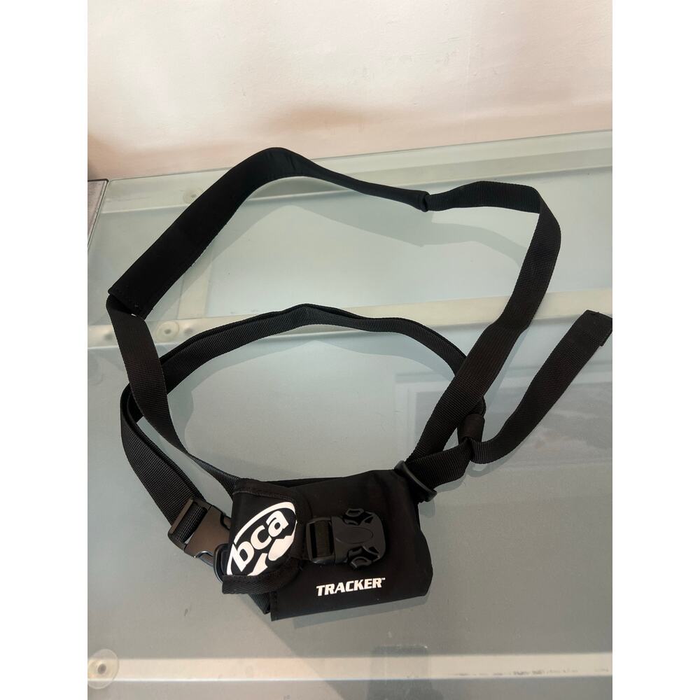 BCA avalanche beacon transceiver holster harness EUC black backcountry kit